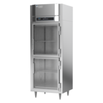 Victory Refrigeration FS-1N-S1-HG-HC 31.25'' 16.7 cu. ft. Top Mounted 1 Section Glass Half Door Reach-In Freezer