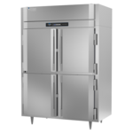 Victory Refrigeration FS-2D-S1-EW-HD-HC 58.38'' 52.0 cu. ft. Top Mounted 2 Section Solid Half Door Reach-In Freezer