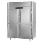 Victory Refrigeration FS-2N-S1-HD-HC 58.38'' 37.5 cu. ft. Top Mounted 2 Section Solid Half Door Reach-In Freezer