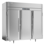 Victory Refrigeration FS-3D-S1-EW-HC 85.50'' 74.16 cu. ft. Top Mounted 3 Section Solid Door Reach-In Freezer