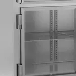 Victory Refrigeration FS-3D-S1-EW-HG-HC 85.50'' 79.6 cu. ft. Top Mounted 3 Section Glass Half Door Reach-In Freezer