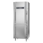 Victory Refrigeration FSA-1N-S1-HD-HC 31.25'' 16.7 cu. ft. Top Mounted 1 Section Solid Half Door Reach-In Freezer