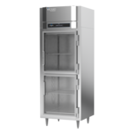Victory Refrigeration FSA-1N-S1-HG-HC 31.25'' 16.7 cu. ft. Top Mounted 1 Section Glass Half Door Reach-In Freezer