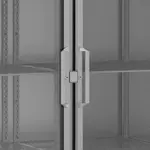 Victory Refrigeration FSA-2D-S1-G-HC 52.13'' 2 Section Glass Door Reach-In Freezer