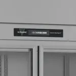 Victory Refrigeration FSA-2D-S1-G-HC 52.13'' 2 Section Glass Door Reach-In Freezer