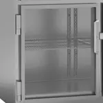 Silver freeze wire shelves