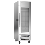 Victory Refrigeration LSR23HC-1-IQ 28.38'' Silver 1 Section Swing Refrigerated Glass Door Merchandiser