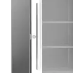 Victory Refrigeration LSR27HC-1 30.00'' Silver 1 Section Swing Refrigerated Glass Door Merchandiser