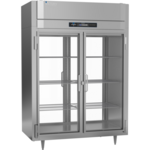 Victory Refrigeration RS-2D-S1-EW-PT-G-HC 58.38'' 55.6 cu. ft. 2 Section Glass Door Pass-Thru Refrigerator