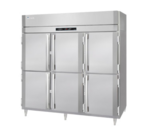 Victory Refrigeration RS-3D-S1-EW-HD-HC 85.50'' 79.6 cu. ft. Top Mounted 3 Section Solid Half Door Reach-In Refrigerator