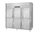Victory Refrigeration RS-3D-S1-PT-HD-HC 77.75'' 75.9 cu. ft. 3 Section Solid Half Door Pass-Thru Refrigerator