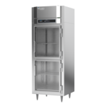 Victory Refrigeration RSA-1N-S1-HG-HC 31.25'' 16.7 cu. ft. Top Mounted 1 Section Glass Half Door Reach-In Refrigerator