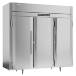 Victory Refrigeration RSA-3D-S1-EW-HC 85.50'' 74.16 cu. ft. Top Mounted 3 Section Solid Door Reach-In Refrigerator