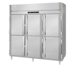 Victory Refrigeration RSA-3D-S1-HD-HC 77.75'' 70.1 cu. ft. Top Mounted 3 Section Solid Half Door Reach-In Refrigerator