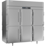 Victory Refrigeration RSA-3D-S1-PT-HD-HC 77.75'' 75.9 cu. ft. 3 Section Solid Half Door Pass-Thru Refrigerator