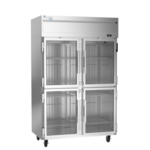 Victory Refrigeration VEFSA-2D-HG-HC 52.00'' 46.29 cu. ft. Top Mounted 2 Section Glass Door Reach-In Freezer