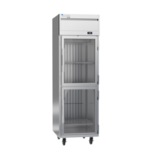Victory Refrigeration VERSA-1D-HG-HC 26.00'' 21.66 cu. ft. Top Mounted 1 Section Glass Half Door Reach-In Refrigerator