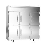 Victory Refrigeration VERSA-3D-HD-HC 78.00'' 71.52 cu. ft. Top Mounted 3 Section Solid Half Door Reach-In Refrigerator