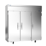 Victory Refrigeration VERSA-3D-SD-HC 78.00'' 71.52 cu. ft. Top Mounted 3 Section Solid Door Reach-In Refrigerator