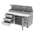 Victory Refrigeration VPPD67HC-3 Pizza Prep Table