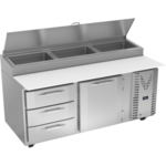 Victory Refrigeration VPPD72HC-3 Pizza Prep Table