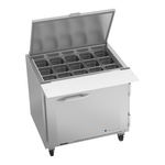 Victory Refrigeration VSP36HC-15B 36.00'' 1 Door Counter Height Mega Top Refrigerated Sandwich / Salad Prep Table