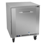 Victory Refrigeration VUF27HC 27'' 1 Section Undercounter Freezer with 1 Right Hinged Solid Door and Front Breathing Compressor