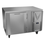 Victory Refrigeration VUR46HC 46.13'' 1 Section Undercounter Refrigerator with 1 Left Hinged Solid Door and Side / Rear Breathing Compressor