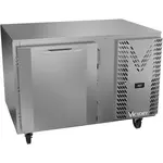 Victory Refrigeration VUR46HC 46.13'' 1 Section Undercounter Refrigerator with 1 Left Hinged Solid Door and Side / Rear Breathing Compressor