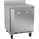 Victory Refrigeration VWF27HC 27'' 1 Door Counter Height Worktop Freezer with Front Breathing Compressor - 5.8 cu. ft.