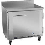 Victory Refrigeration VWF36HC 36'' 1 Door Counter Height Worktop Freezer with Front Breathing Compressor - 8.5 cu. ft.