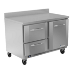 Victory Refrigeration VWFD48HC-2 48'' 1 Door 2 Drawer Counter Height Worktop Freezer with Side / Rear Breathing Compressor - 11.8 cu. ft.