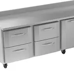 Self-closing drawers