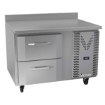 Victory Refrigeration VWRD46HC-2 46.13'' 2 Drawer Counter Height Worktop Refrigerator with Front Breathing Compressor - 16.7 cu. ft.