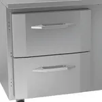 Self-closing drawers