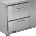 Victory Refrigeration VWRD60HC-4 60.00'' 4 Drawer Counter Height Worktop Refrigerator with Side / Rear Breathing Compressor - 14.75 cu. ft.